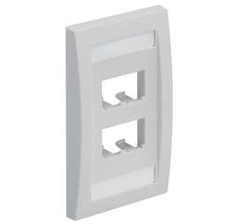 Placa Minicom Panduit CFPE4IWY 4 Ventanas ABS Sintéticos