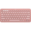 Teclado bluetooth logitech pebble keys 2 k380 color rosa