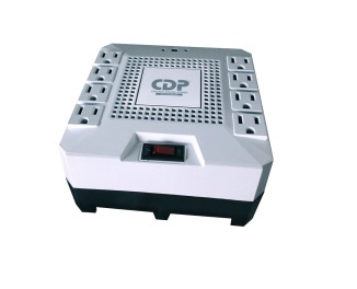 Regulador cdp 1800va 1000w, 8 contactos, protector rj-45 y rj-11 supresor de picos