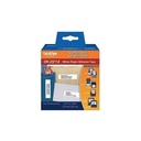 Cinta etiquetadora brother dk2214 papel negro sobre blanco de longitud continua 12mm 30.48m