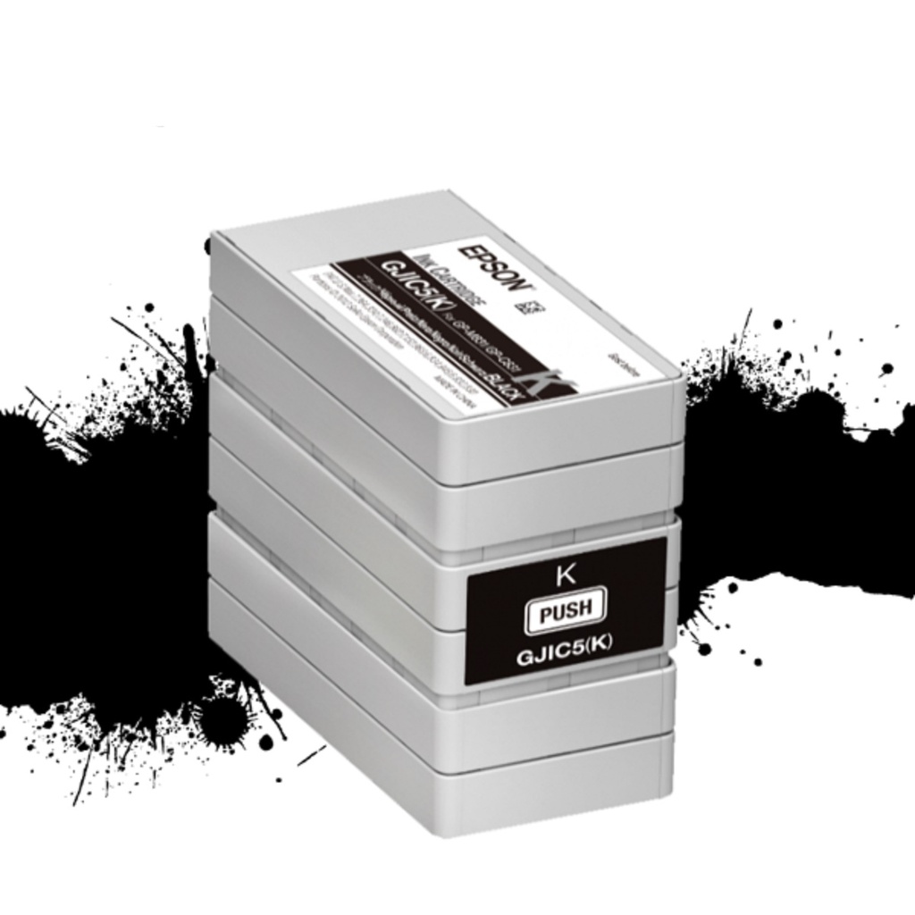 Cartucho Epson Colorworks De Tinta Gp-c831 Gjic5(k) Negro 97.8ml