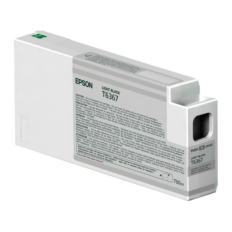 Cartucho epson  stylus pro t636 negro light 7890/9890 700ml (t636700)