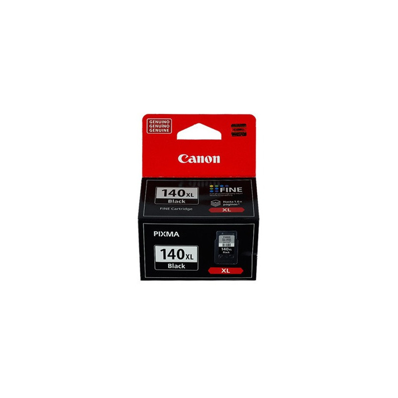 Cartucho canon pg-140 xl negro p/mg3110 mg3210 mg4210 mx391 mx451 mx52
