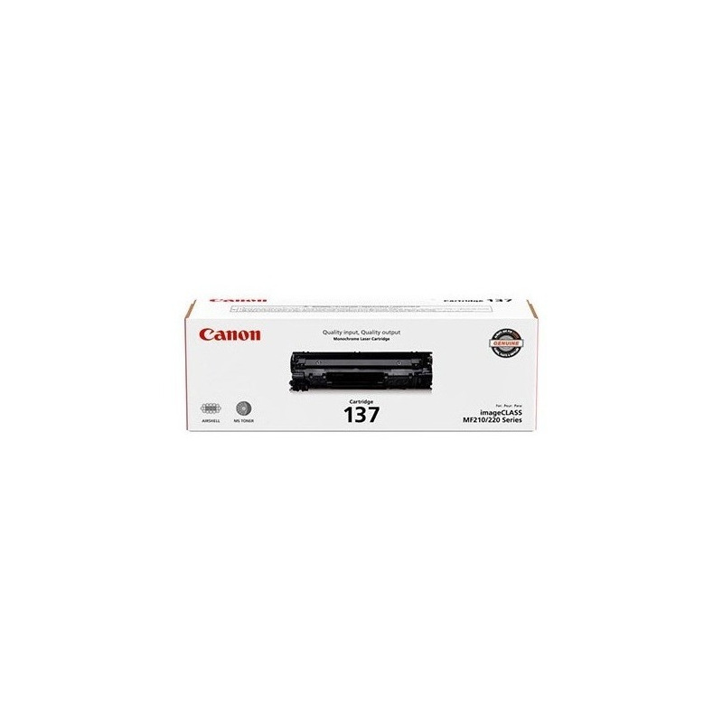Cartucho toner canon 137 negro series mf210/220 (9435b001aa)