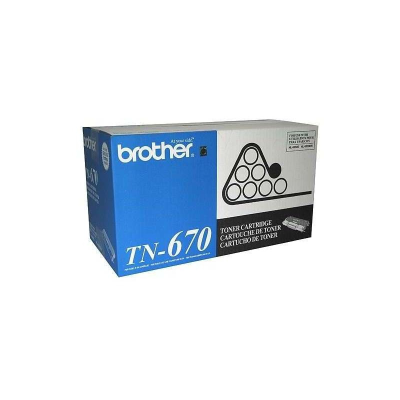 Toner brother tn670 negro 7,500 paginas p/hl6050d
