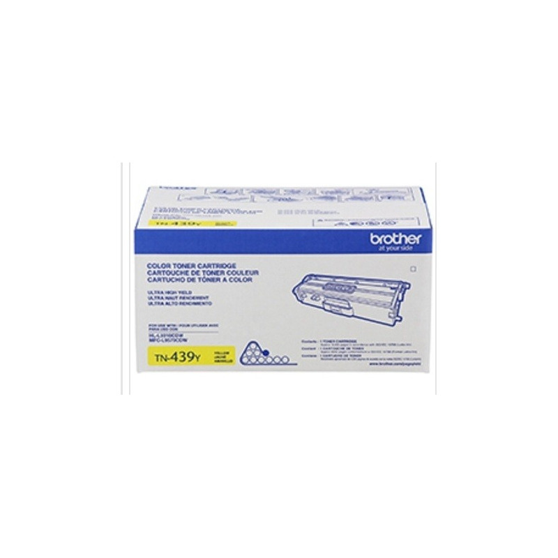Toner Brother Amarillo TN439Y Ultra Alto Rendimiento 9000 Páginas