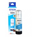Tanque de Tinta Epson T504 Cyan 70ml