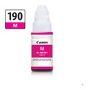 Botella De Tinta Canon GI-190 Magenta 70ml para Pixma G1100 G2100 G3100 G3102