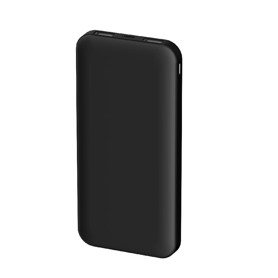 Power bank ghia de carga rapida de 10 000 mah color negro