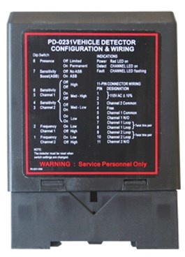 Detector de masa axceze ax-loop24 sensor de doble canal, cuenta con 2 salidas de relevador n.o. alimentación 110vca compatible con la mayoría de las barreras del mercado ***necesita loop 