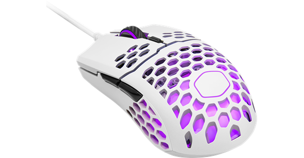 Mouse Gamer Cooler Master Óptico MM711 Alámbrico USB 16.000DPI Blanco Mate
