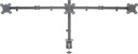 Soporte para Monitor de Escritorio 3 Pantallas Manhattan 10" a 27" 7 Kg 461658