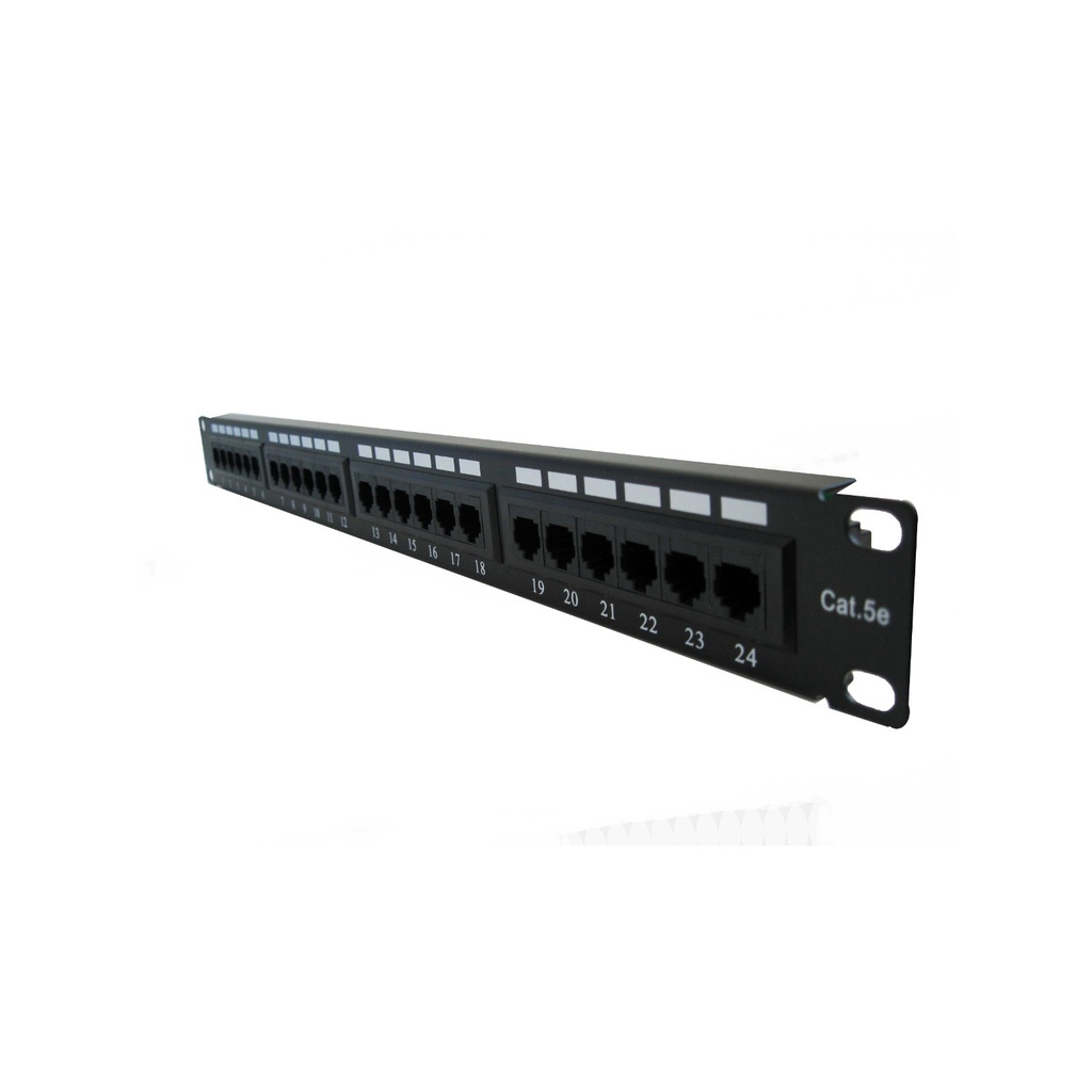 Patch panel blank nitrotel 24 puertos metalicontbp24up vacio