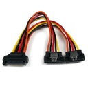 Cable Adaptador StarTech Splitter Divisor De Alimentación SATA 15cm