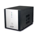 CDP R-AVR2408 Regulador 2400VA / 1200W, 8 Contactos, para Electrodomésticos y Equipos de Alto Desempeño, color Blanco