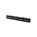 Patch panel nitrotel 48 puertos utp cat.5e 110 idc t568a/b ntpp5e48u