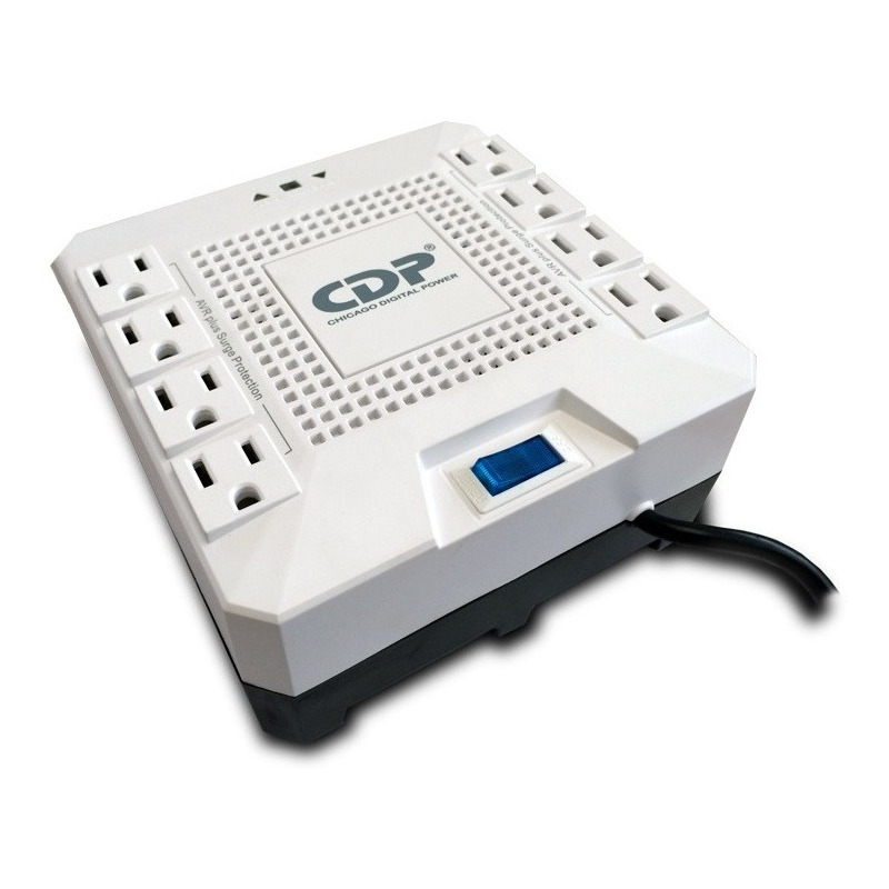 Regulador CDP R-AVR1808 1000W 1800VA 8 Contactos