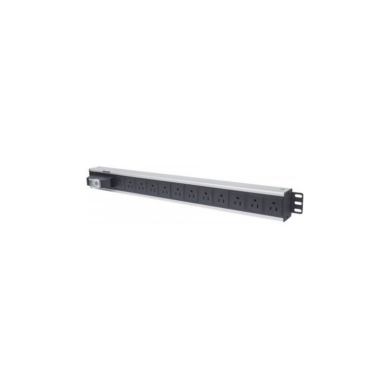 Barra PDU Vertical Para Rack Intellinet 125V 15A 12 Contactos