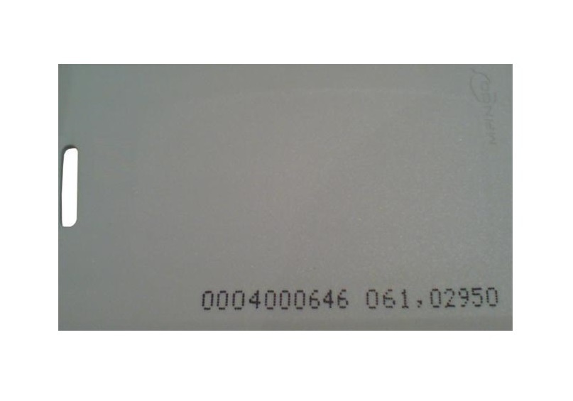 Paquete de 10 tarjetas zk tipo id frecuencia 125khz ultra delgadas