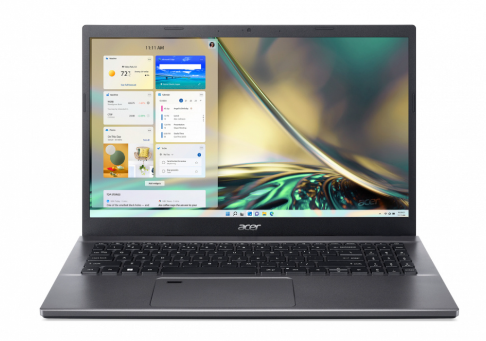 Laptop acer aspire 5 a515-57-72fp, core i7-12650h, 16gb, 512gb, 15.6 pulgdas fhd, win 11 pro, gris acero 1 año garantia + seguro contra robo