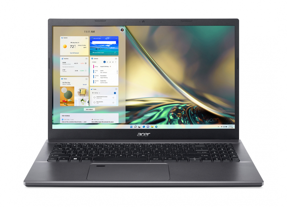 Laptop acer aspire 5 a515-57-560y, intel core i5-12450h, 16gb, 512gb, 15.6 pulgadas fhd, win 11 pro, gris acero 1 año garantia + seguro contra robo