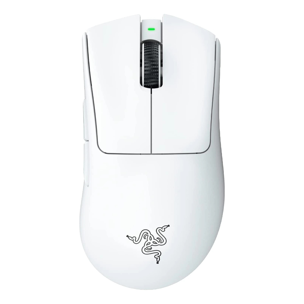 Razer deathadder v3 pro - ratón - ergonómico - diestro - óptico - 5 botones - inalámbrico - usb, bluetooth - blanco