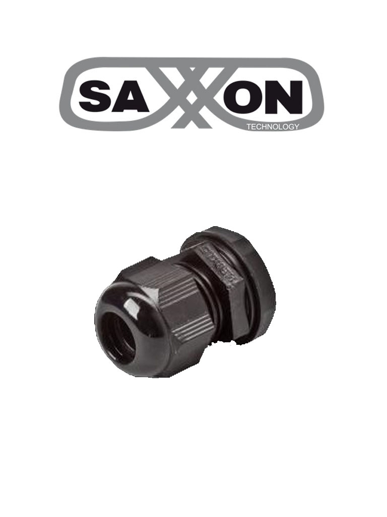 Saxxon acgbk - glandula para patch cord de fibra / color negro