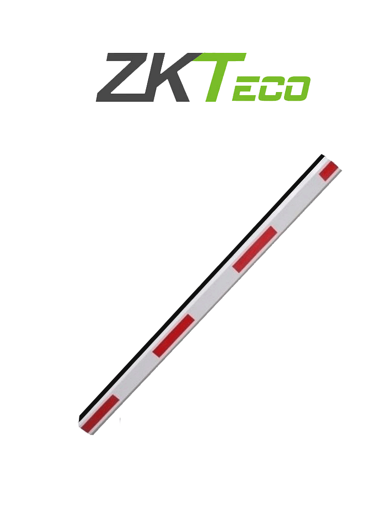 Zkteco yg3m - brazo recto de 3 metros para barrera vehicular zk pb5300