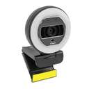 Yeyian Webcam FlexCam, 2560 x 1440 Píxeles, USB, Negro