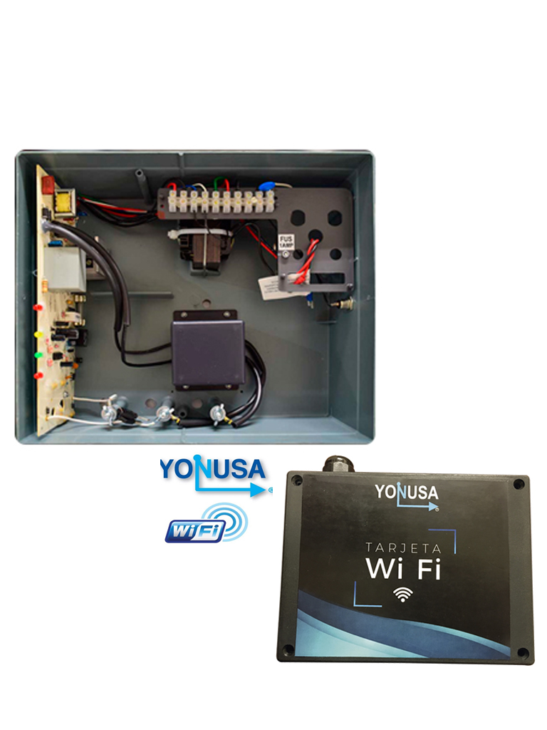 Yonusa eyng12001wifi - paquete de energizador de nueva generacion 12 000v / modulo  wifi para control desde smartphone / hasta 2