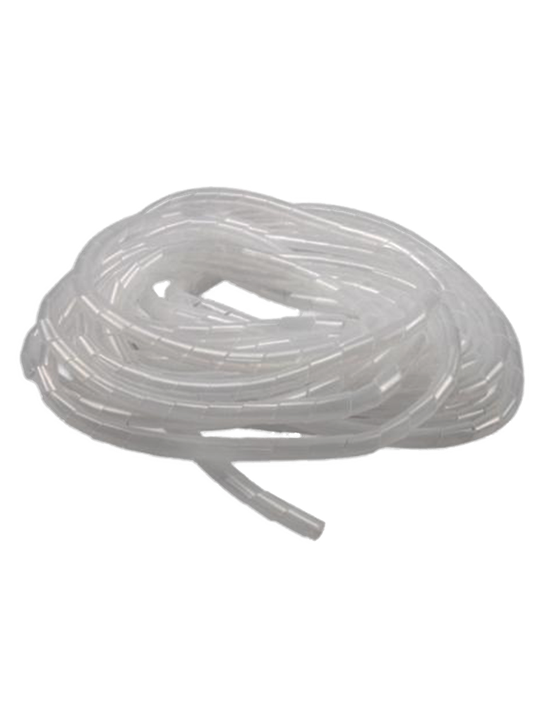 Saxxon cnesp12 - organizador de cable / espiral blanco / 1 / 2" / 10 metros / rollo