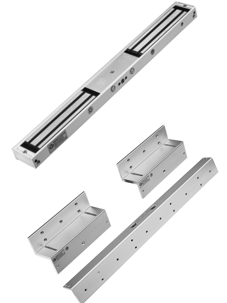 Cerradura Electromagnética YLI Electronic YM-180NDLED 3.2 x 13cm Hasta 180Kg Incluye Soporte Tipo ZL