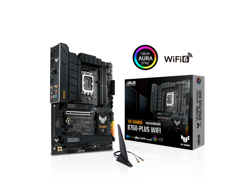 Tarjeta madre asus tuf gaming b760-plus wifi socket lga 1700,