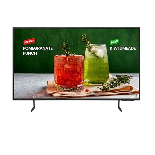 Television led samsung 85 semi profesional smart tv serie be85d-h, 4k uhd 3840x2160, 3 años garantia, señalizacion digital basica, apps smart, usb, hdmi, 16