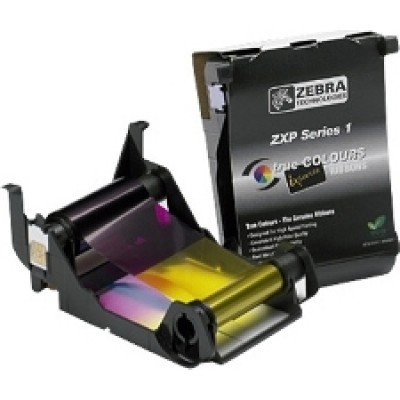 Cinta 5 paneles de color zebra zxp1 ymcko 100 impresiones -