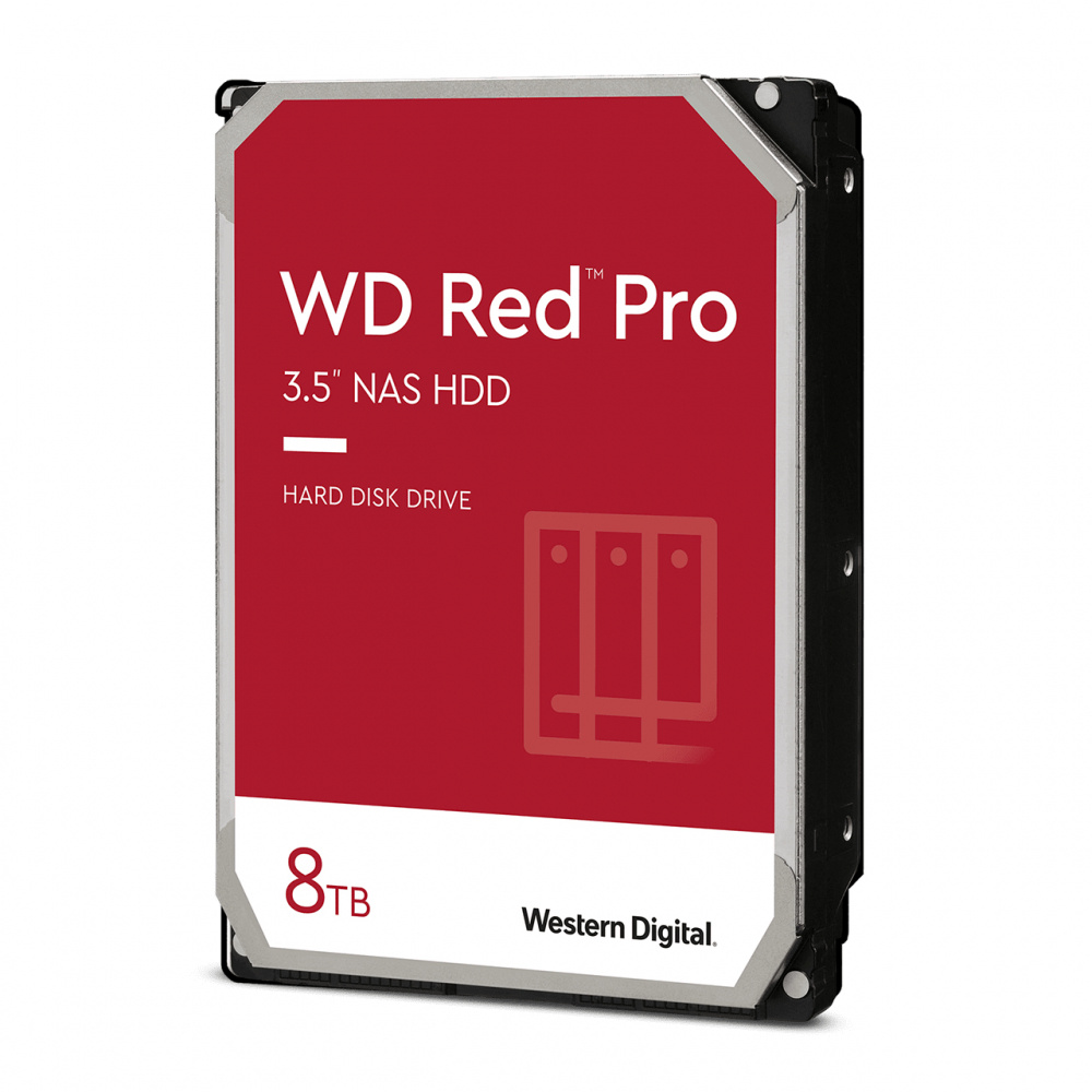 Disco duro interno wd red pro 8tb 3.5 sata3 6gb/s 512mb 7200rpm 24x7 hotplug nas 1-24 bahias