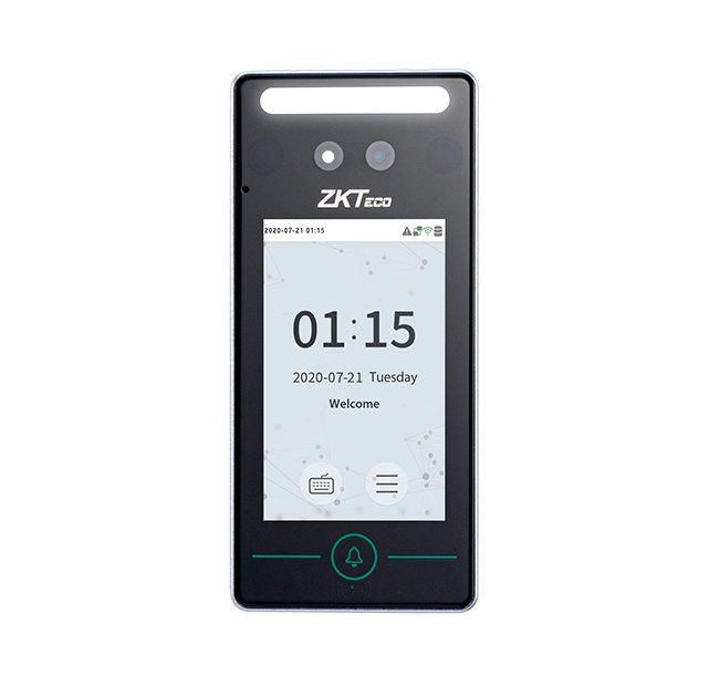Zkteco facev4l1dpack - control de acceso facial y tarjeta para una puerta de madera o metal / 200 kg / reconocimiento facial a 2