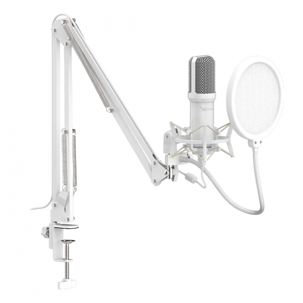 Kit De Microfono Xzeal Xz-260 Omnidireccional Usb Filtro Antipop