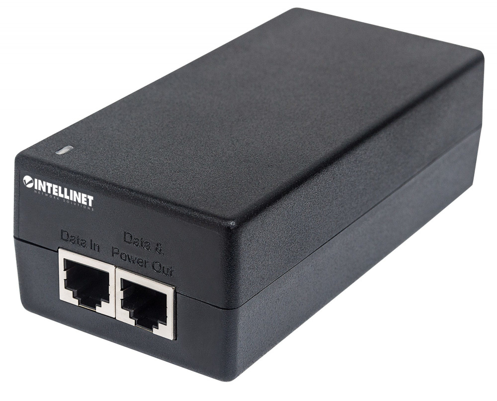 Intellinet Inyector de Corriente PoE Gigabit 561235, 60W, 2x RJ-45
