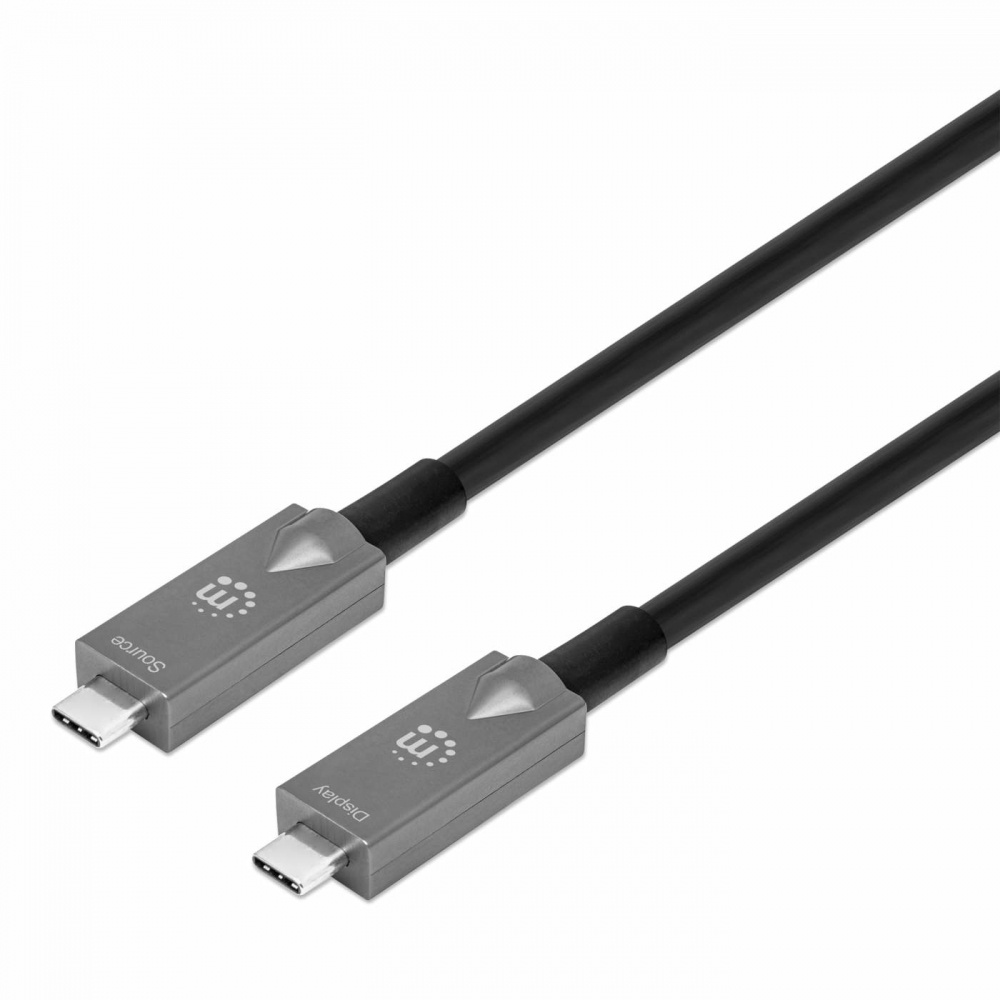 Manhattan Cable USB-C Macho - USB-C Macho, 7.5 Metros