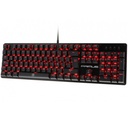 Teclado Mecánico Gamer Primus BALLISTA 100T LED Rojo  Switch Rojo Primus Alámbrico Español
