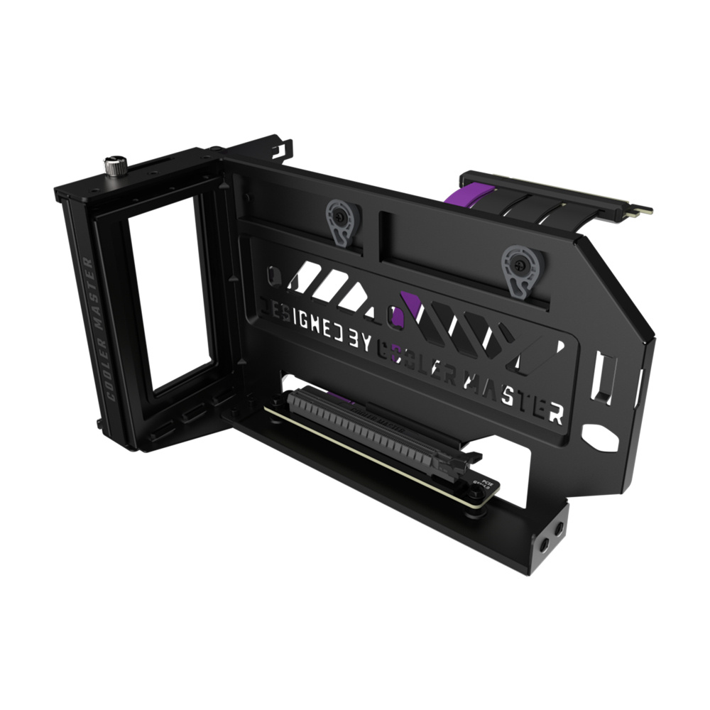 Kit soporte p/gfx cooler master mca-u000r-kfvk03 vertical gpu holder kit v3 negro