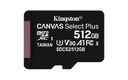 Memoria Flash Kingston Canvas Select Plus 512GB MicroSDXC UHS-I Clase 10 Con Adaptador