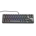 Teclado gamer yeyian ytm-28209r akil s3500 mecanic switch rojo rgb