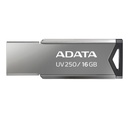 Memoria USB Adata UV250 16GB Plata AUV250-16G-RBK