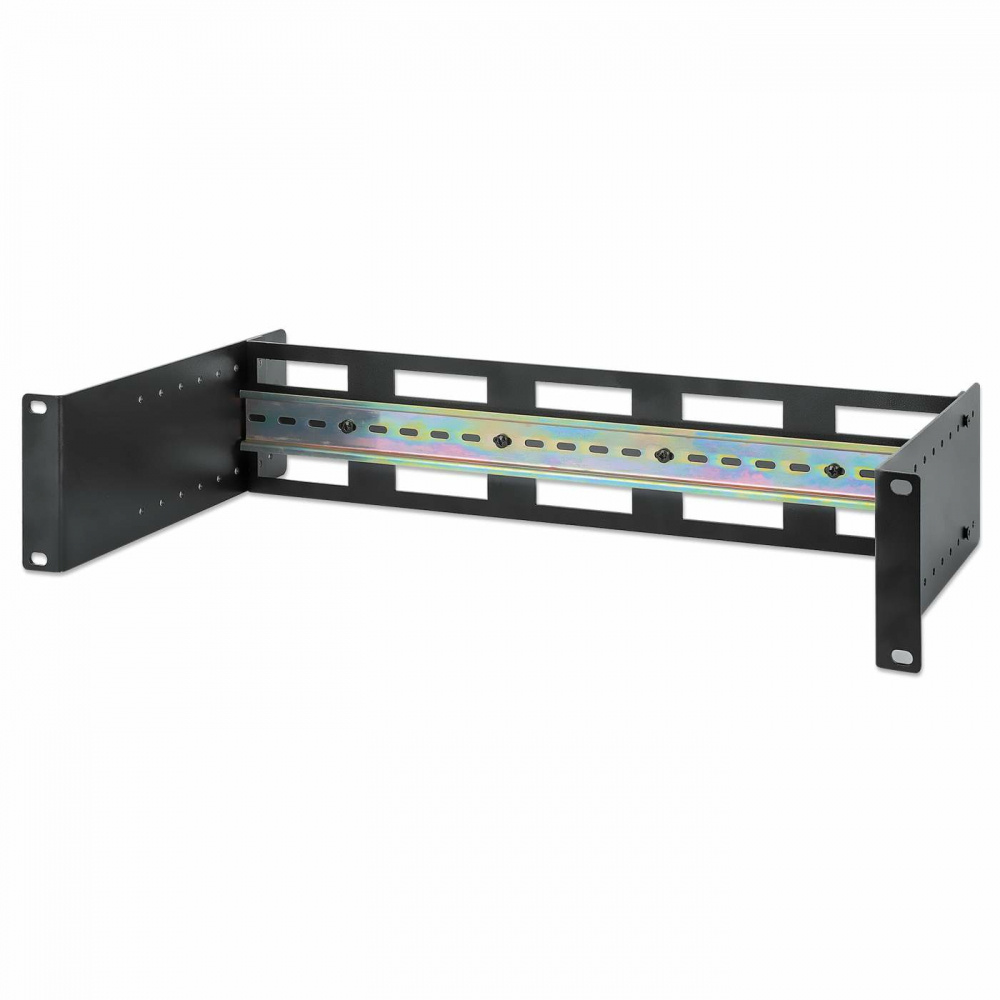 Intellinet Kit de Rieles DIN Ajustable Montable en Rack 19", 2U