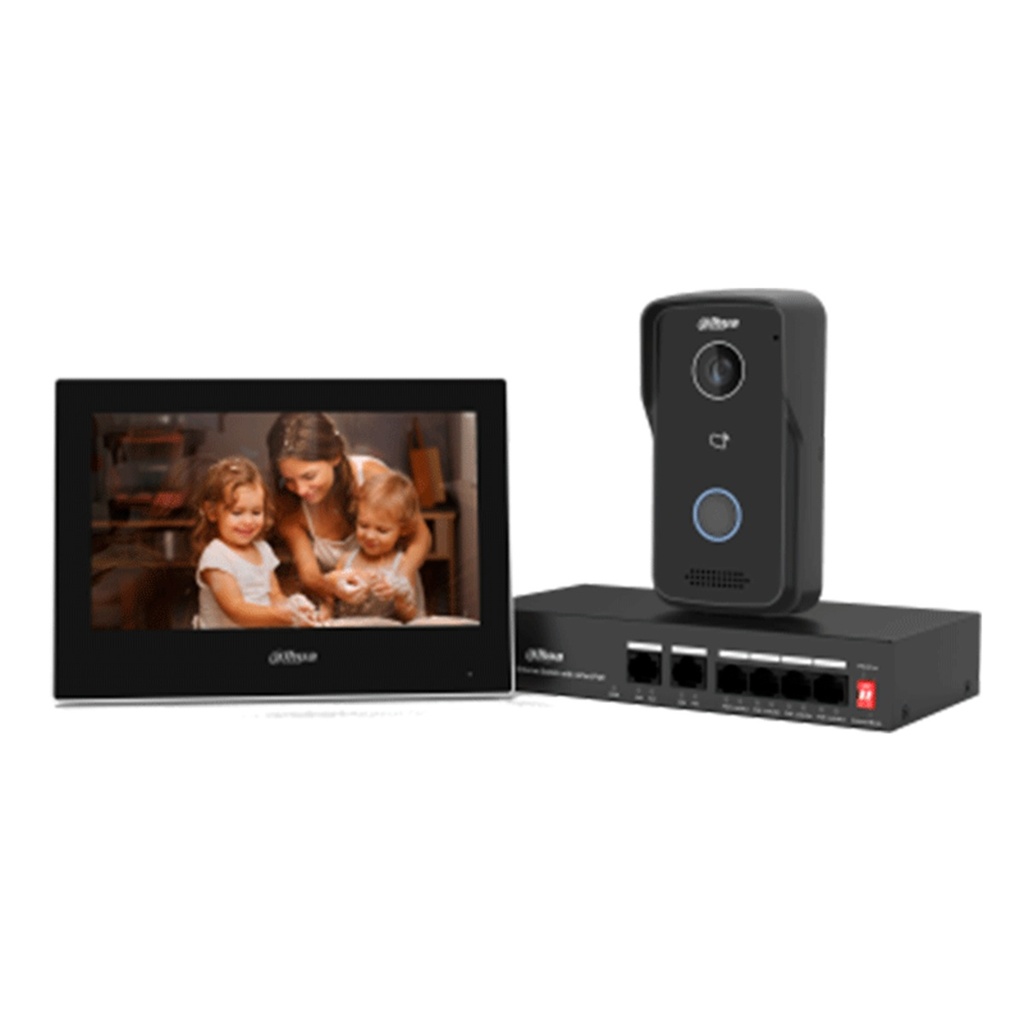 Dahua Kit Videoportero KTP03 Monitor 7" Altavoz Alámbrico
