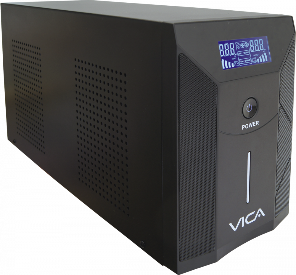 Ups vica s3000 regulador integrado 3000va/1800w 8 contactos pantalla lcd