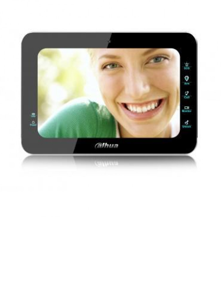 Dahua VTH1500B Videoportero Analago Tft Lcd De 7 Pulgadas Soporta 1 Frente De Calle Botones Touch