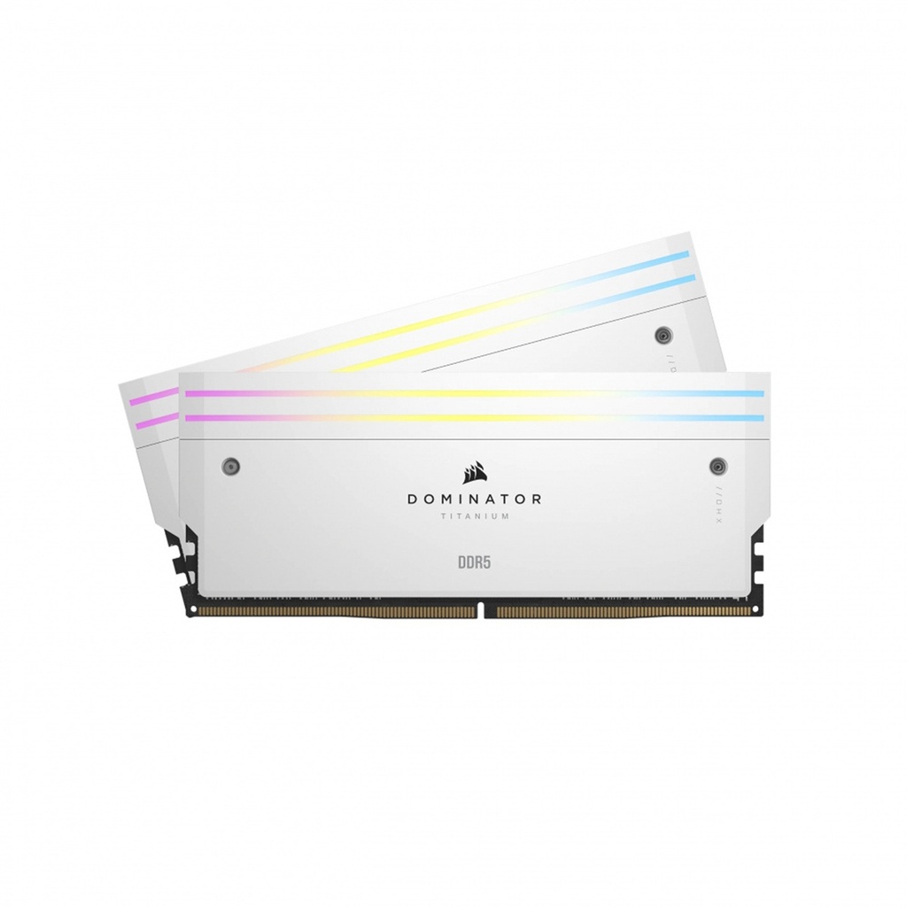 Kit Memoria RAM Corsair Dominator Titanium RGB DDR5 6400MHz 64GB 2x 32GB CL32 XMP 